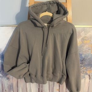 Abercrombie & Fitch Charcoal Hoodie Sweater